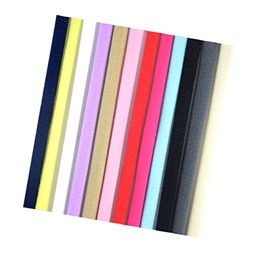 OFFIGAM 20 Stück Nahtlose Elastische Nylon Haarbänder für Junge Mädchen Neugeborene und Kleinkinder Bequeme Dehnbare Kopfband für Besondere Anlässe und Alltag Zufällige Zufällige Farbe von OFFIGAM