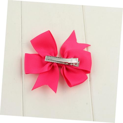 OFFIGAM 20 Stück Teiliges Haarschleifen Clips für Sichere Handgefertigte Schleifen Haarspangen in Bunten Farben Sanfte Haarschmuck Accessoires für Junge Mädchen und Kleinkinder für von OFFIGAM