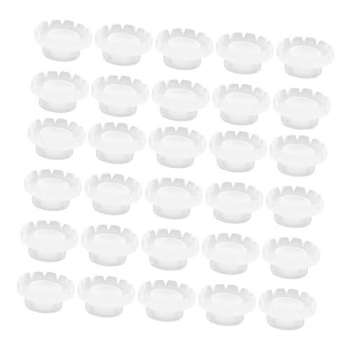 OFFIGAM 200 Stück Wimpern Organizer Augenwimpern Grafting Kleberhalter Wiederverwendbare Wasserdichte Tropfschalen für Salon Heimgebrauch von OFFIGAM