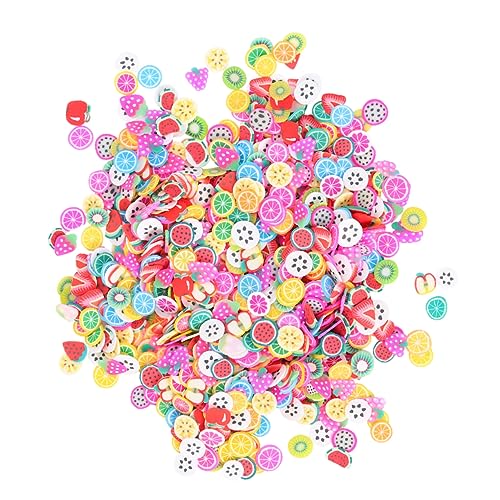 OFFIGAM 2000stücke Fruchtscheibe Nageldekoration Diy Nagelscheiben Mit Fruchtmustern Nagel Aufkleber Für Natur Und Kunstnägel Nagel Art Sticker in Leuchtenden Farben Nageldeko Für von OFFIGAM