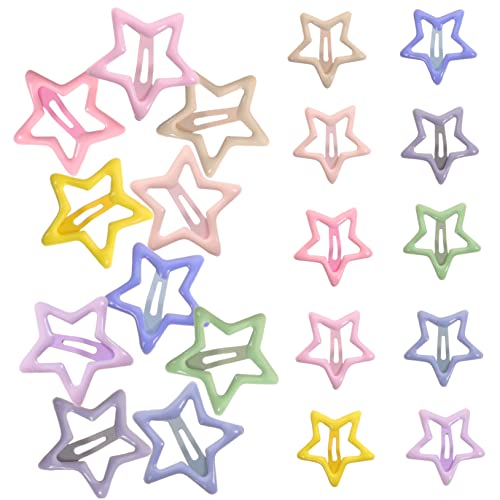 OFFIGAM 20stücke Bunte Haarklammern Für Mädchen Niedliche Formen Für Babyfrisuren Leicht Und Sicher Perfektes Haarzubehör Für Junge Mädchen Und Kleinkinder von OFFIGAM