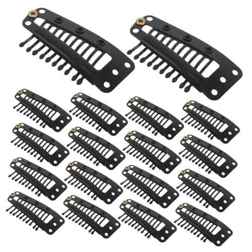 OFFIGAM 20stücke Haarverlängerung Clips Für Damen Und Mädchen Für Haarstyling Und Perückenfixierung Kleine Winddichte Haaraccessoires Für Anlässe von OFFIGAM