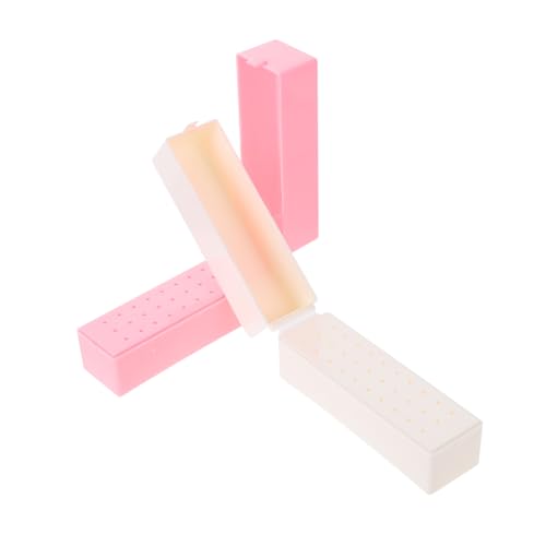 OFFIGAM 2stücke Aufbewahrungsbox Für Schleifköpfe Nagelkunst Werkzeug Organizer Für Maniküre-salon Leichte Und Langlebige Konstruktion Für Professionelle Und Private Nutzung von OFFIGAM
