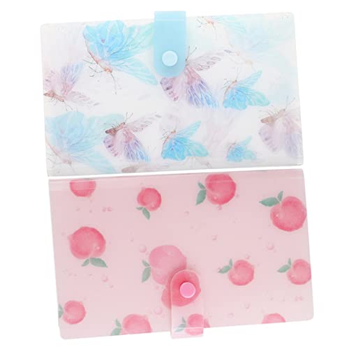 OFFIGAM 2stücke Nagelsticker-aufbewahrungsbuch Sticker-sammelalbum Mit Fächern Organizer Für Nailart-aufkleber Großes Und Langlebiges Design Zum Präsentieren Und Lagern von OFFIGAM