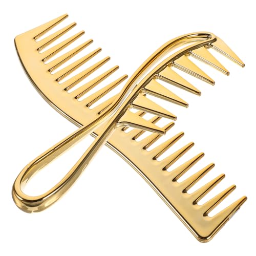 OFFIGAM 2stücke Teiliges Breiter Zahnkämme Für Männer Und Frauen Antistatischer Haarkamm Zum Stylen Und Entwirren Von Nassem Und Trockenem Haar Für Professionelle Friseure Und von OFFIGAM