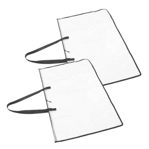 OFFIGAM 2Stücke Große Transparente Aufbewahrungstasche für Poster und Dokumente Vielseitige Zeichenwerkzeugtasche für Kunstwerke und Skizzen Robust und Tragbar OFFIGAM 2Stücke Große Transparente Aufbewahrungstasche für Poster und Dokumente Vielseitige Zeichenwerkzeugtasche für Kunstwerke und Skizzen Robust und Tragbar von OFFIGAM
