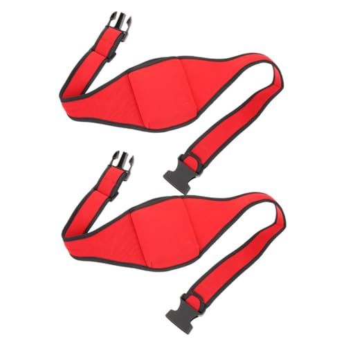 OFFIGAM 2er-Pack Laufender Weizenbeutel Tasche Für Mikrofonständer Mikrofon Handtasche Sport-mikrofontasche Outdoor-mikrofontasche Trainingsausrüstung Für Frauen Laufwerk Polyester Rot von OFFIGAM