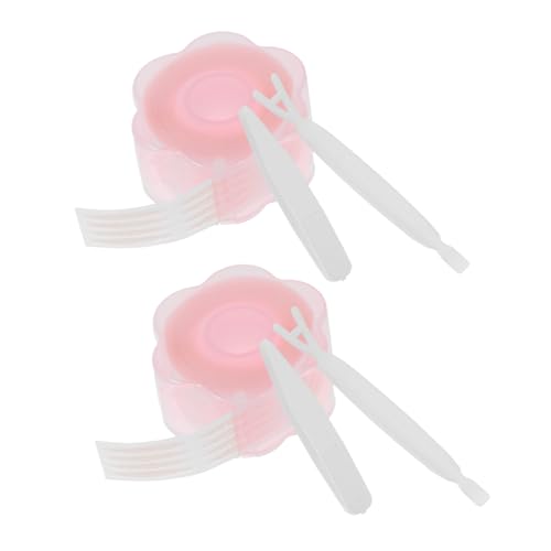 OFFIGAM 2sätze Doppellid-tapes Aus Spitze Selbstklebende Augenlid-aufkleber Hautfarben Für Ungleichmäßige Augenlider Leicht Und Dünn Unsichtbar Für Make-up von OFFIGAM