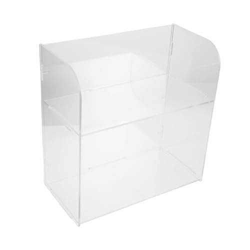 OFFIGAM 2schicht Acryllack Make-up Aufbewahrungsbox Mit Zwei Schichten Und Fächern Für Hautpflege Und Nagellack Stilvolle Transparente Organizer Für Vanity Und Schreibtisch von OFFIGAM