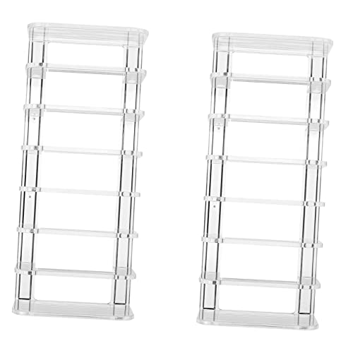 OFFIGAM 2stücke Acryl Kosmetik Organizer Transparent Lidschatten Halter Für Schminktisch Praktisches Multi Gitter Make up Aufbewahrungssystem Verschleißfest Und Kratzfest Für Zuhause von OFFIGAM