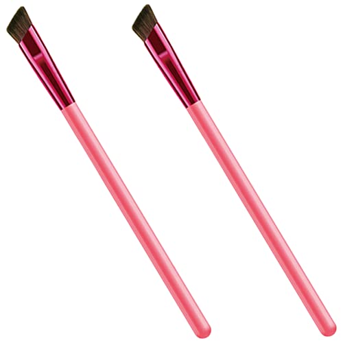 OFFIGAM 2stücke Abgewinkelte Augenbrauenpinsel Make-up Concealer Kosmetikpinsel Für Frauen Augenbrauen-make-up-tool von OFFIGAM