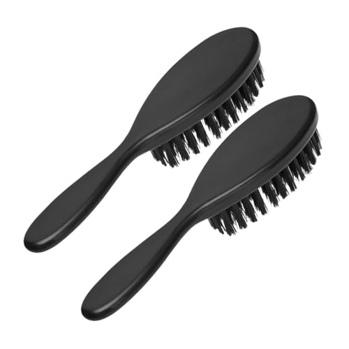 OFFIGAM 2stücke Haar Und Bartbürste Für Herren Weiche Borsten Für Styling Und Pflege Multifunktionaler Kamm Für Haare Und Bart von OFFIGAM