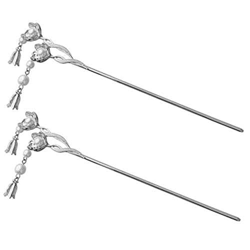OFFIGAM 2stücke Haarnadeln Mit Perlenblume Für Damen Elegante Haarstyling-werkzeuge Für Hochsteckfrisuren Leicht Und Kompakt Für Besondere Anlässe Und Tägliches Styling OFFIGAM 2stücke Haarnadeln Mit Perlenblume Für Damen Elegante Haarstyling-werkzeuge Für Hochsteckfrisuren Leicht Und Kompakt Für Besondere Anlässe Und Tägliches Styling von OFFIGAM