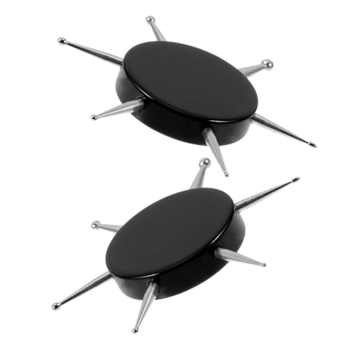 OFFIGAM 2stücke Teiliges Rund-punktierwerkzeug Für Nagelkunst Edelstahl-punktierstift Für Maniküre Nagelpunktierwerkzeug Nageldesign-werkzeug Für Frauen Mehrfach-punktierstift von OFFIGAM