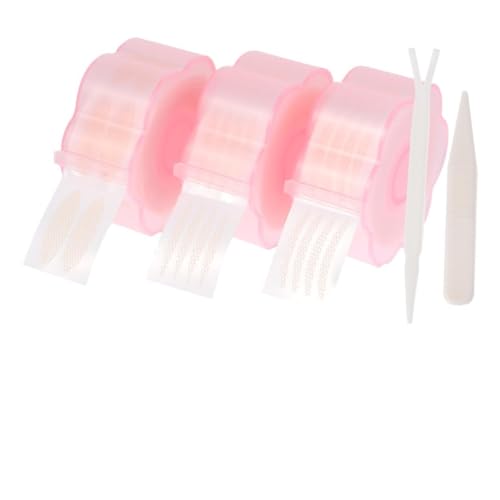 OFFIGAM 3 Rollen Unsichtbare Doppelaugenlid Pflaster Lace Double Eyelid Sticker für Einen Natürlichen Makeup Hautfarbendesign für und Mädchen Einfach zu Tragen Verwenden von OFFIGAM