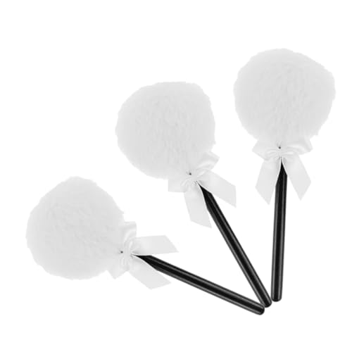 OFFIGAM 3 Stück Make-up-puff Puste Machen Puderquaste Für Frauen Make-up-puderpads Beauty-puderquaste Behälter Puderquaste Körperlose Puderquaste Maniküre Puderquaste Plüsch Weiß von OFFIGAM