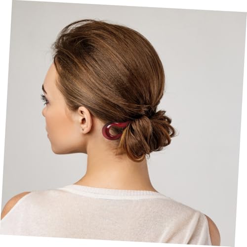 OFFIGAM 3 Stück Teiliges Französische Haarnadeln U förmig Große Dekorative Haarspangen für Frauen und Mädchen Robustes Haarschmuck Styling Zubehör Geeignet für Lange Dicke und Lockige von OFFIGAM