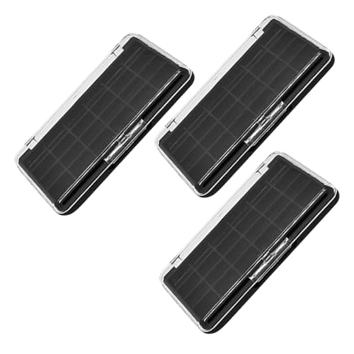 OFFIGAM 3stücke Teiliges Lidschatten Leere Make-up-palette Für Lippenstift Blush Und Kosmetik Praktische Aufbewahrungslösung Mit Fächern Und Transparentem Deckel Für Kreative von OFFIGAM