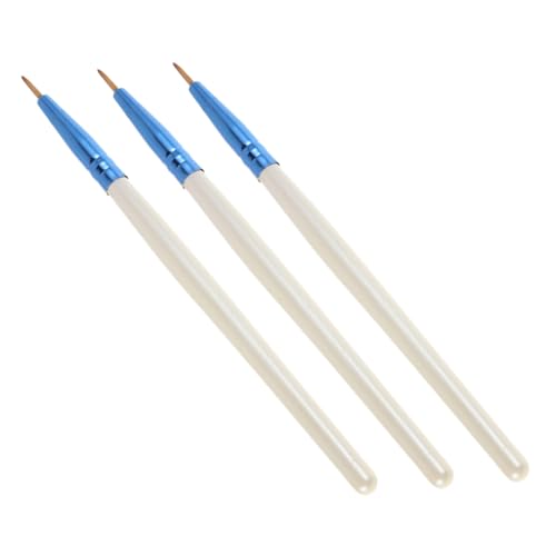 OFFIGAM 3stücke Teiliges Eyeliner-pinsel Präzise Augen-make-up-anwendungen Ultrafeine Borsten Vielseitig Einsetzbar Für Eyeliner Concealer Und Lidschatten Für Profis Und Anfänger von OFFIGAM