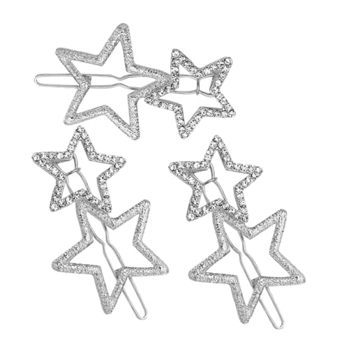 OFFIGAM 3stücke Bling Stern Haarspangen Strass Haarschmuck Dekorative Haarnadeln Für Frauen Mädchen von OFFIGAM