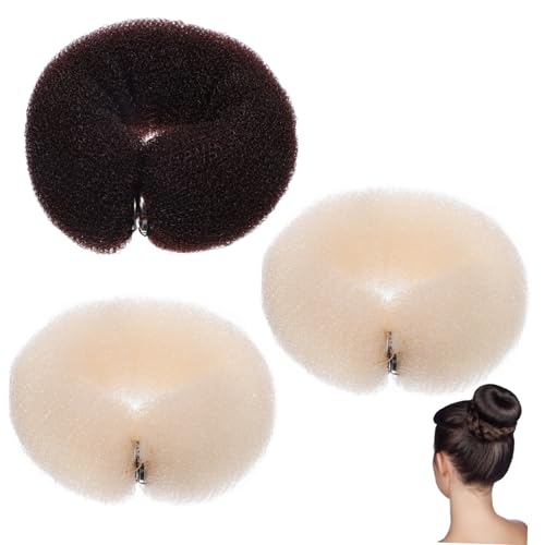 OFFIGAM 3stücke Nylon-haarwickler Für Und Pferdeschwanz Haarstyling Zubehör Für Lockige Frisuren Flexibel Und Schonend Für Haar Für Und Mädchen von OFFIGAM
