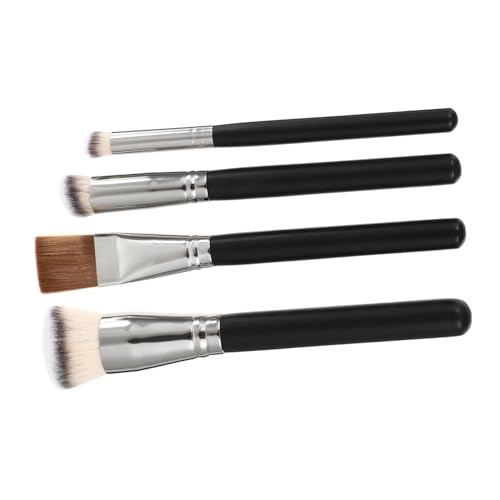 OFFIGAM 4 Stück Foundation Pinsel Maskenpinsel Damen Make Up Puderpinsel Professionelle Make Up Tools Synthetische Make Up Applikatoren Für Das Gesicht Kosmetik Tools Make Up von OFFIGAM