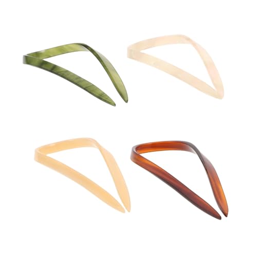 OFFIGAM 4stücke U-förmige Haarnadeln Für Damen Haarspangen Ersatznadeln Minimalistisches Design Für Dutts Und Frisuren Aus Acetat von OFFIGAM