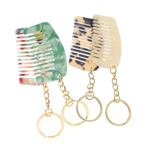 OFFIGAM 4 Stück Mini Haarkamm Schlüsselanhänger Breitzahnkämme für Damen Praktische Reise Kompakt und Tragbar für Haartypen OFFIGAM 4 Stück Mini Haarkamm Schlüsselanhänger Breitzahnkämme für Damen Praktische Reise Kompakt und Tragbar für Haartypen von OFFIGAM