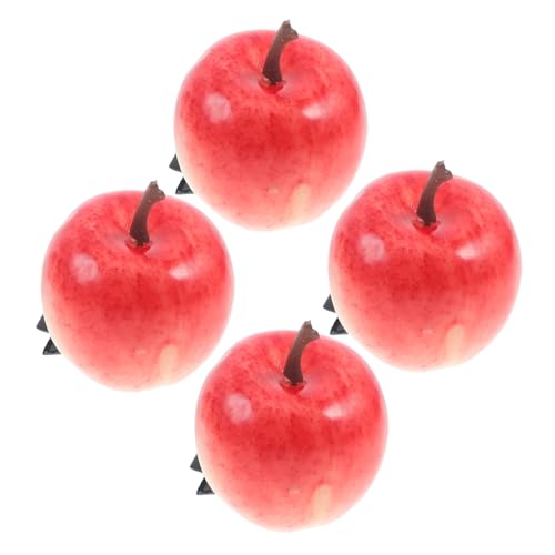 OFFIGAM 4stücke Obst Haarspangen Äpfel Haar Clips Haarschmuck Für Frauen Mädchen Zubehör von OFFIGAM