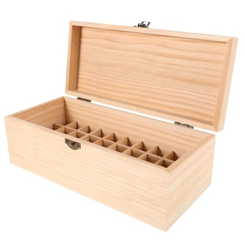 OFFIGAM 40gitter Holzbox Für Ätherische Öle Mit Fächern Aufbewahrungsbox Für Ätherische Öle Und Duftöle Holz-präsentationsbox Für Organisiert Und Präsentiert Für Oder von OFFIGAM