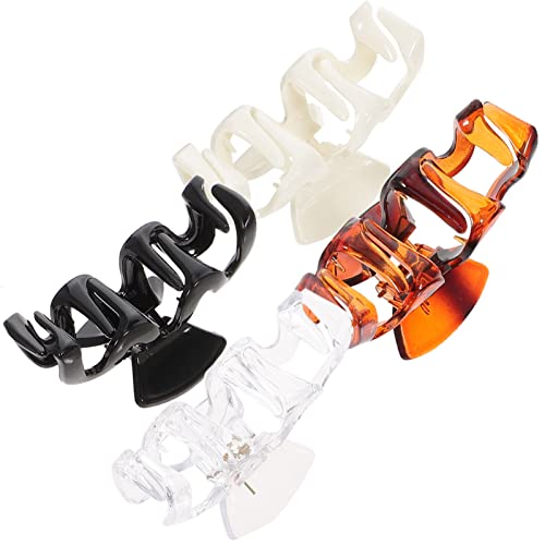 OFFIGAM 4stücke Kunststoff-haarstyling-clips Für Dicke Haare Gewellte Haarspangen Für Frauen Haarklammern Zum Halten Von Dünnem Oder Dickem Haar von OFFIGAM