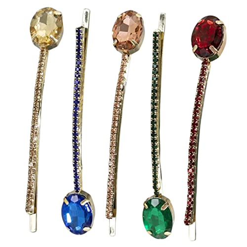 OFFIGAM 5 Stück Haarspangen mit Funkelnden Haarklammern für Damen für Partys Reisen und Alltag Geeignet für Dickes Glattes oder Lockiges Haar OFFIGAM 5 Stück Haarspangen mit Funkelnden Haarklammern für Damen für Partys Reisen und Alltag Geeignet für Dickes Glattes oder Lockiges Haar von OFFIGAM