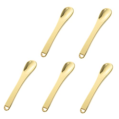 OFFIGAM 5 Stück Mini Kosmetikspatel Kompakte Löffel für Augencreme und Gesichtsmaske Wiederverwendbare Makeup Werkzeuge Leicht und Tragbar für von OFFIGAM