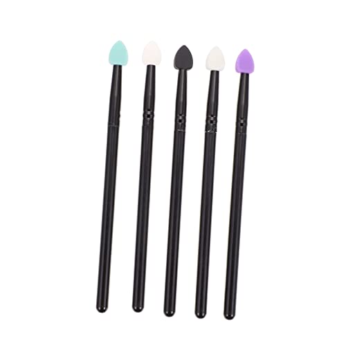 OFFIGAM 5 Stück Teiliges Silikon Augen Make Up Pinselset Professionelle Lidschatten und Nasenschattierung für Zuhause Reisen und Partys für Glitzer und Cremelidschatten OFFIGAM 5 Stück Teiliges Silikon Augen Make Up Pinselset Professionelle Lidschatten und Nasenschattierung für Zuhause Reisen und Partys für Glitzer und Cremelidschatten von OFFIGAM