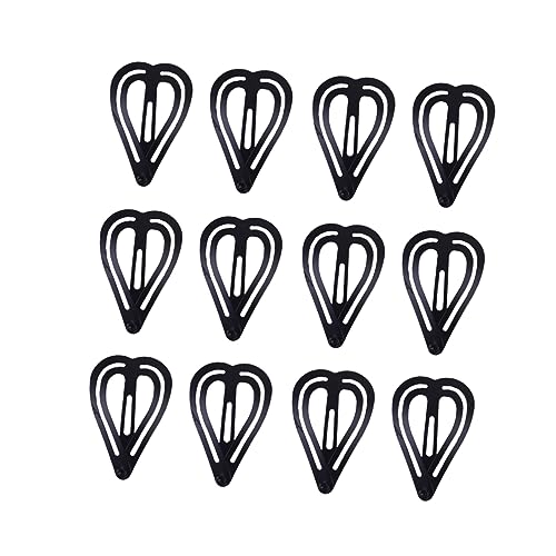 OFFIGAM 50stücke Haarspangen Aus Legierung Herz-form Haar-clip Für Frauen Und Mädchen Haarnadeln Schnappclips Robustes Material Modisches Design Leicht Zu Tragen Frisur-dekoration von OFFIGAM