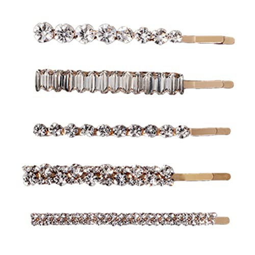 OFFIGAM 5stücke Strass-haarnadeln Mit Kristallen Damen-haarschmuck Clips Haarspangen Für Hochzeit Party Fest Geburtstagsfeier Weihnachten Silvester von OFFIGAM