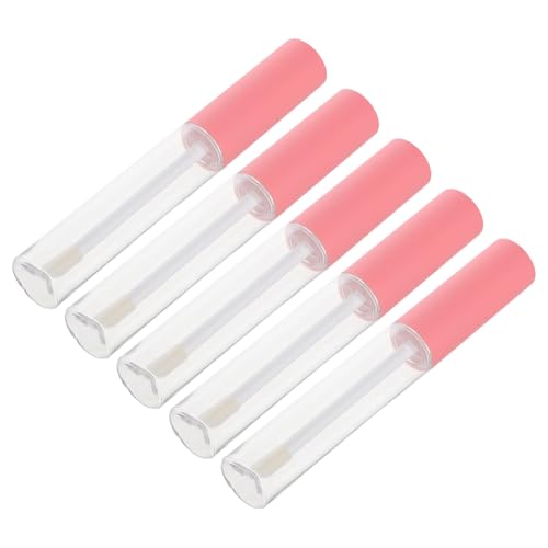 OFFIGAM 5stücke Leere Lip Gloss Röhrchen Transparente Lip Balm Behälter Für Lippenpflege Nachfüllbare Und Tragbare Kosmetikflaschen Für Eyeliner Und Lippenstift von OFFIGAM