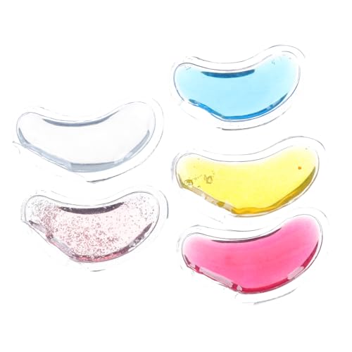 OFFIGAM 5stücke Pack Wiederverwendbare Augenpflege-pads Aus Gel Effektive Heiß-kalt-augenklappe Zur Linderung Von Augenermüdung Und Tränensäcken Für Damen Und Herren von OFFIGAM