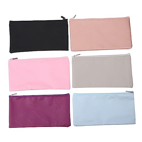OFFIGAM 6stücke Teiliges Kosmetik Aufbewahrungsset Tragbare Make-up Tasche Mit Reißverschluss Wasserdichtes Design Für Reisen Zuhause Und Schule Organizer Für Kosmetik Und von OFFIGAM