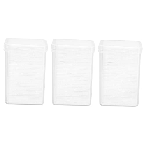 OFFIGAM 600stücke Wimpernverlängerungs-klebertücher Klebereste-entferner Kleber-reinigungspad Für Wimpernverlängerungszubehör Kleber-wischtuch Kompakt Und Tragbar von OFFIGAM