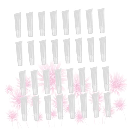 OFFIGAM 60stücke Lippenbalsamtube Leere Tube Wiederverwendbar Auslaufsicher Für Lippenbalsam Lipgloss Kosmetikprodukte Robuste Verpackung von OFFIGAM