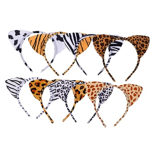 OFFIGAM 8stücke Halloween Tier Stirnbänder Ohr Haarreif Für Cosplay Party Langlebig Und Lichtecht Für Kostümpartys Und Konzerte von OFFIGAM