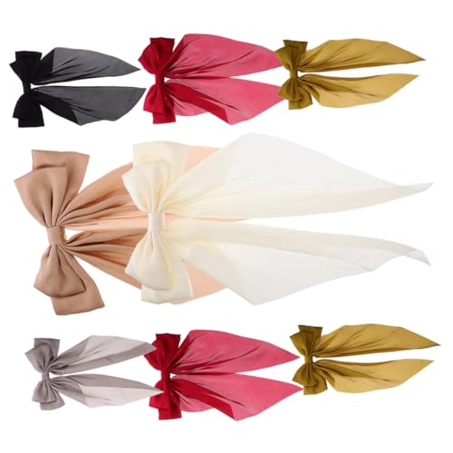 OFFIGAM 8stücke Teiliges Von Großen Haarspangen Für Frauen Bows Hair Clips Farben Rutschfeste Haaraccessoires Für Dickes Und Dünnes Haar Stilvolle Haarschmuck Für Verschiedene von OFFIGAM