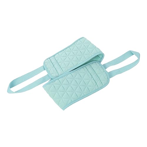 OFFIGAM Badetuch Für Körperhaut Mit Streifendesign Langes Duschtuch Bequemes Handtuch Peeling Tuch Zum Schrubben Für Badeerlebnis von OFFIGAM