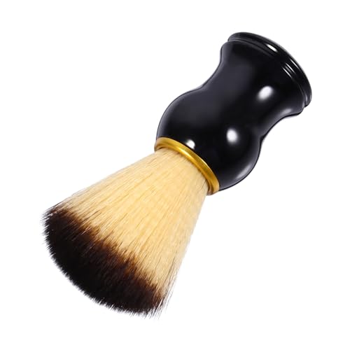 OFFIGAM Bartpflege Herren Nylon Rasierpinsel mit Holzgriff Langlebiger Bartpflegepinsel für Komfortables Schäumen Leicht Einfach zu Reinigen für Glattes Rasiererlebnis Zufällige Farbe von OFFIGAM