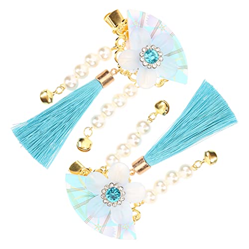 OFFIGAM Blumen Haarklammer Japanische Quasten Haarspangen für Damen und Mädchen Traditionelle Haaraccessoires für Hochzeiten Partys und Alltagslooks von OFFIGAM