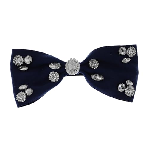 OFFIGAM Haarnadeln Mit Schleife Und Strass Haarspange Mit Schleife Für Frauen Und Mädchen Kopfschmuck Zur Täglichen Und Festlichen Trageweise von OFFIGAM