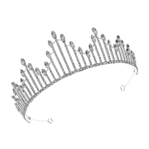 OFFIGAM Bridal Tiara Kristallkrone mit Strass Diadem für Frauen Bequemer Hochzeitsschmuck Langlebige Damenkrone Geeignet für Braut Party und von OFFIGAM