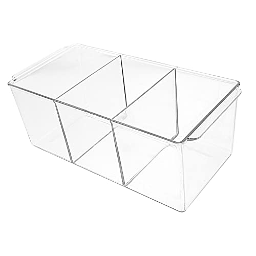 OFFIGAM Desktop Kosmetik-aufbewahrungsbox Transparent Make-up Organizer Hautpflege Aufbewahrungsbehälter Badezimmer Organizer Kleinigkeiten Frei Von Deckel Bruchfest Platzsparend von OFFIGAM