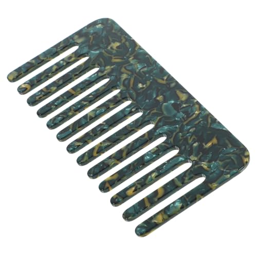 OFFIGAM Haarentwirrerkamm Für Damen Und Herren Breitzinkiger Stylingkamm Für Nasses Haar Tragbarer Kamm Für Zuhause Und Unterwegs Aus Robustem Acetat Für Haarbehandlung Entspannende von OFFIGAM